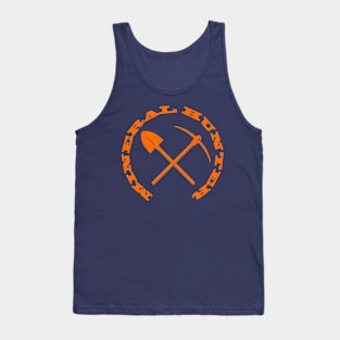 Mineral Hunter - Orange Logo Tank Top